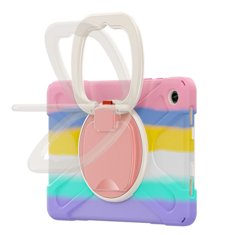 Tech-Protect Samsung Galaxy Tab A9+ (pluss) X-Armor-deksel + skjermbeskytter - flerfarget / gjennomsiktig