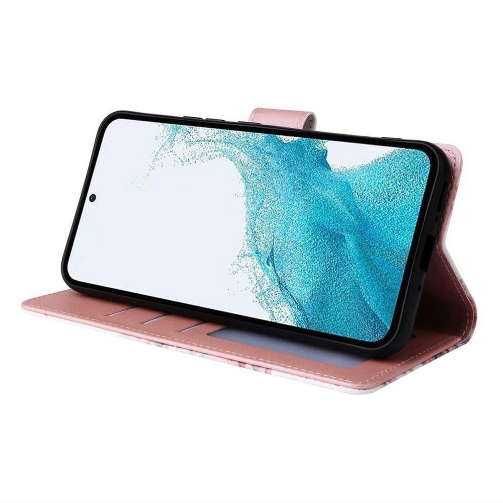 Samsung Galaxy A25 (5G) Tech-Protect Wallet Flip-deksel med. Lommebok og stativfunksjon - marmor