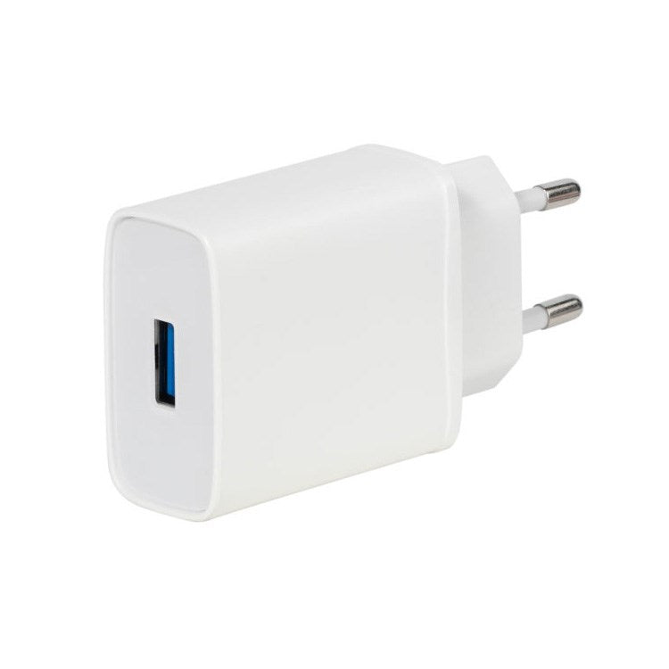 Vivanco USB-A hurtiglader - 18W - Hvit