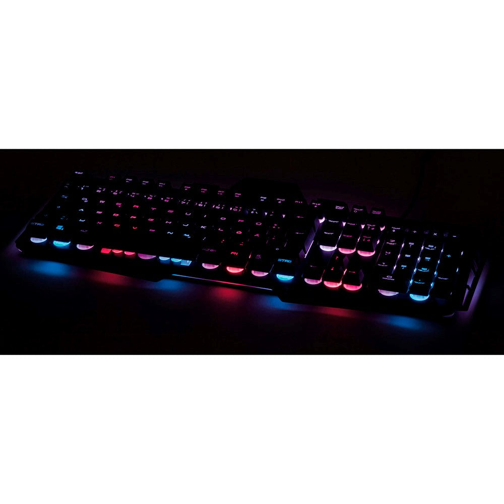 uRage Cyberboard Gaming Keyboard m. RGB Lighting - Nordic Keyboard Layout - Svart