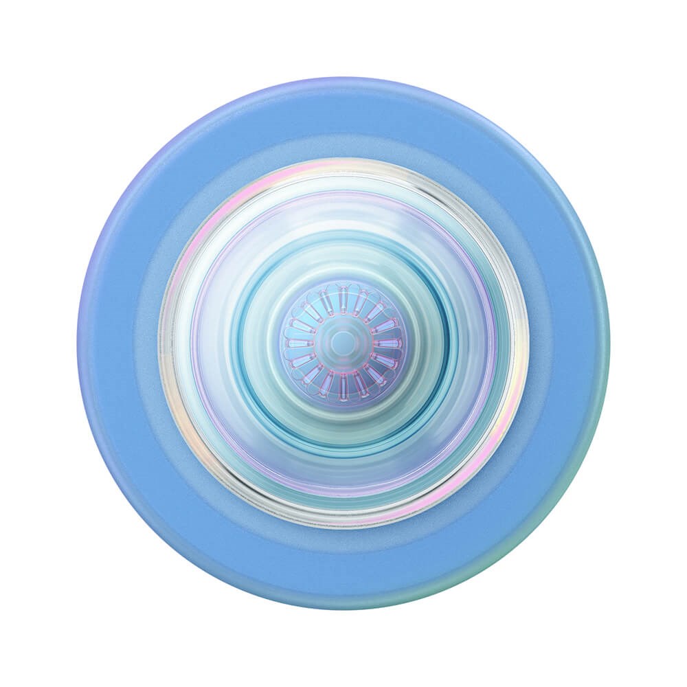 POPSOCKETS PopGrip Opalescent Blue Translucent MagSafe - Stativ og grep