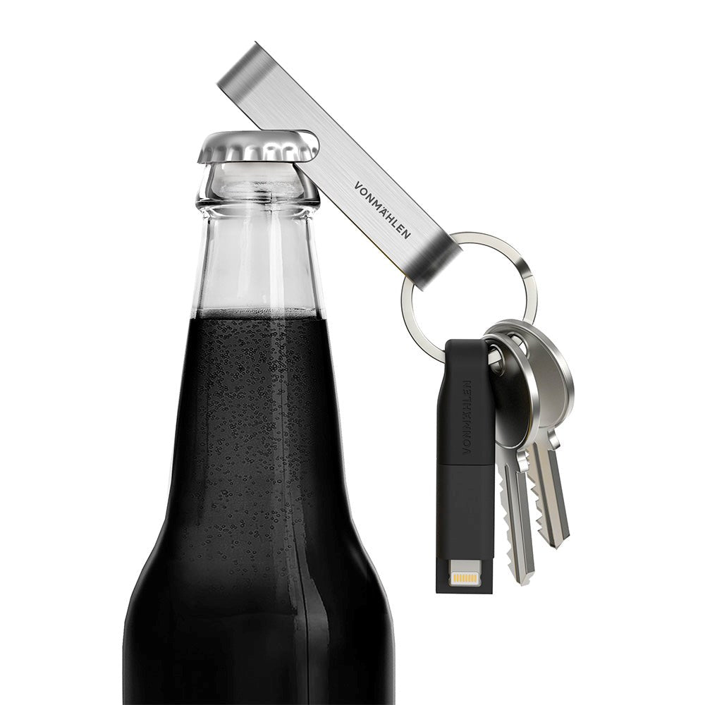 VONMÄHLEN High Six - 6-i-1 multiladekabel - svart / sølv