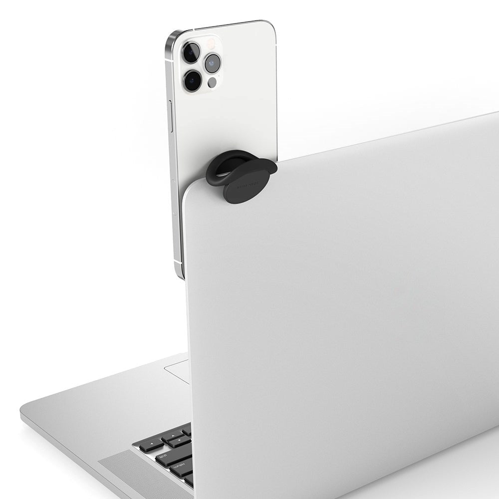 VONMÄHLEN Backflip Pure 3-in-1 Phone Grip Magnetisk Mount / Ståfunktion & Fingerring - Sort
