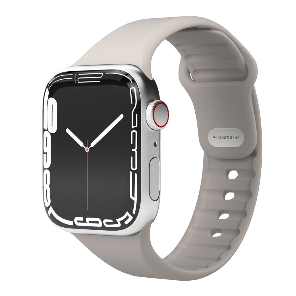 Vonmählen Apple Watch (38/40/SE/41/42mm) Classic Band 2 Resirkulert silikonstropp - grå