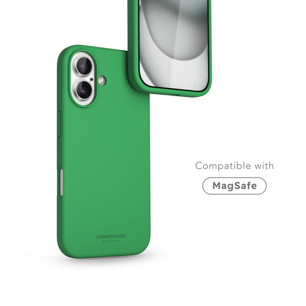 Vonmählen iPhone 16 Eco Silikon Bakdeksel - MagSafe kompatibel - Green Haven