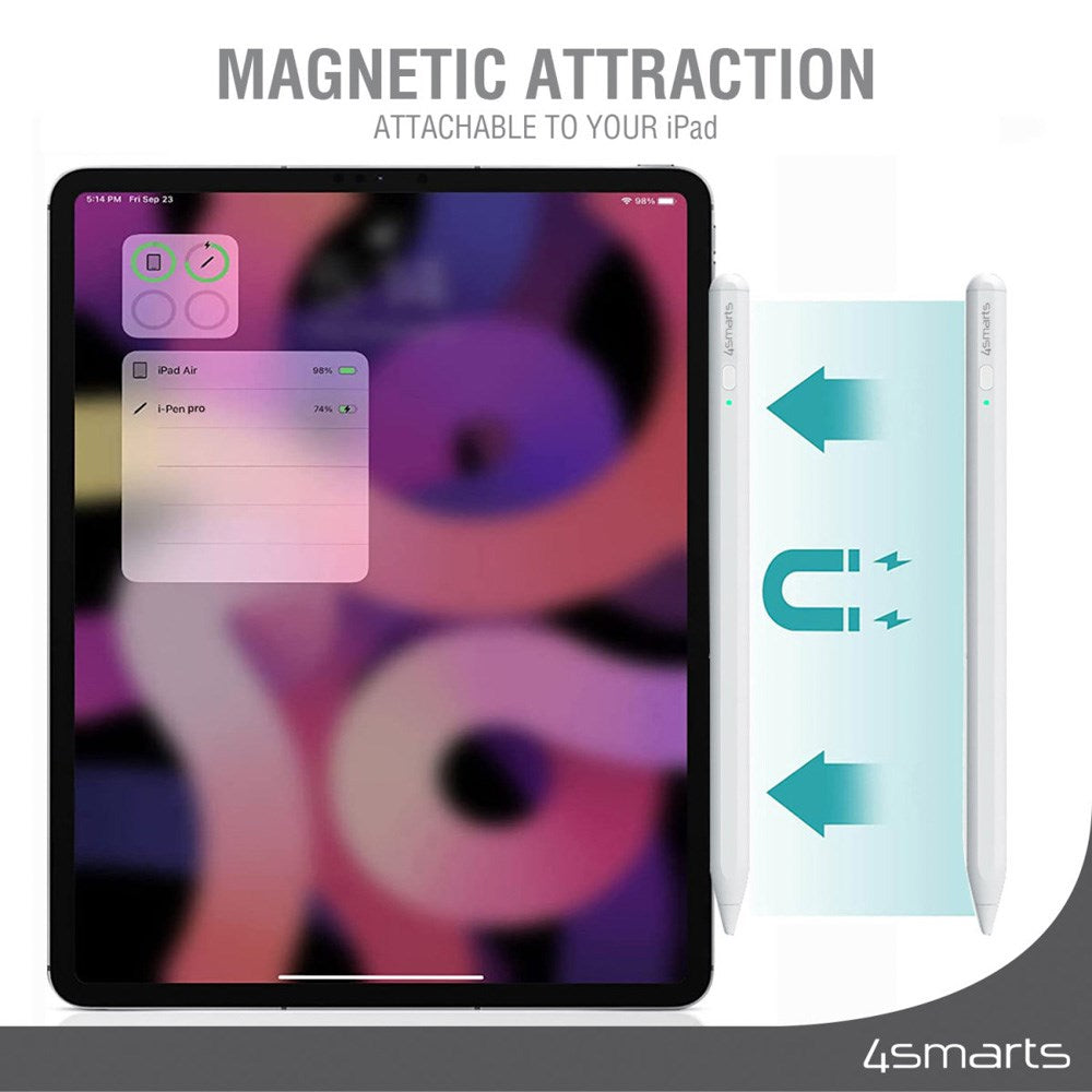 Active Stylus Pen Pro 3 - 4smarts - Hvit