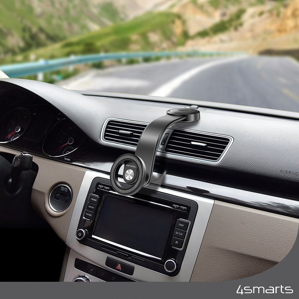 4smarts Magnetic Flex - Magnetisk Bilholder - Svart