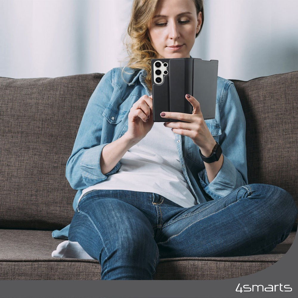 Samsung Galaxy S24 Ultra 4smarts Urban Lite Lommebok Flip Deksel - Svart