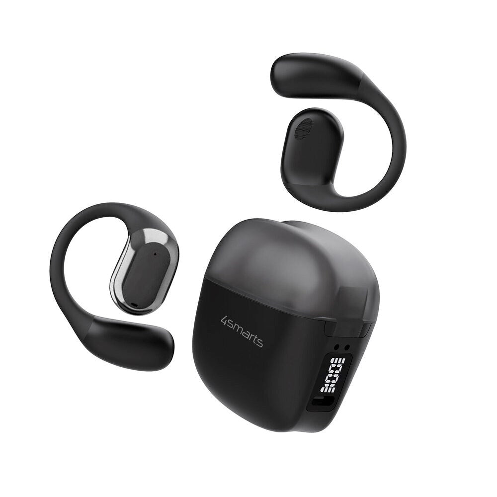 4smarts True Wireless SkyBuds Sport Headset - Open-Ear - Sort