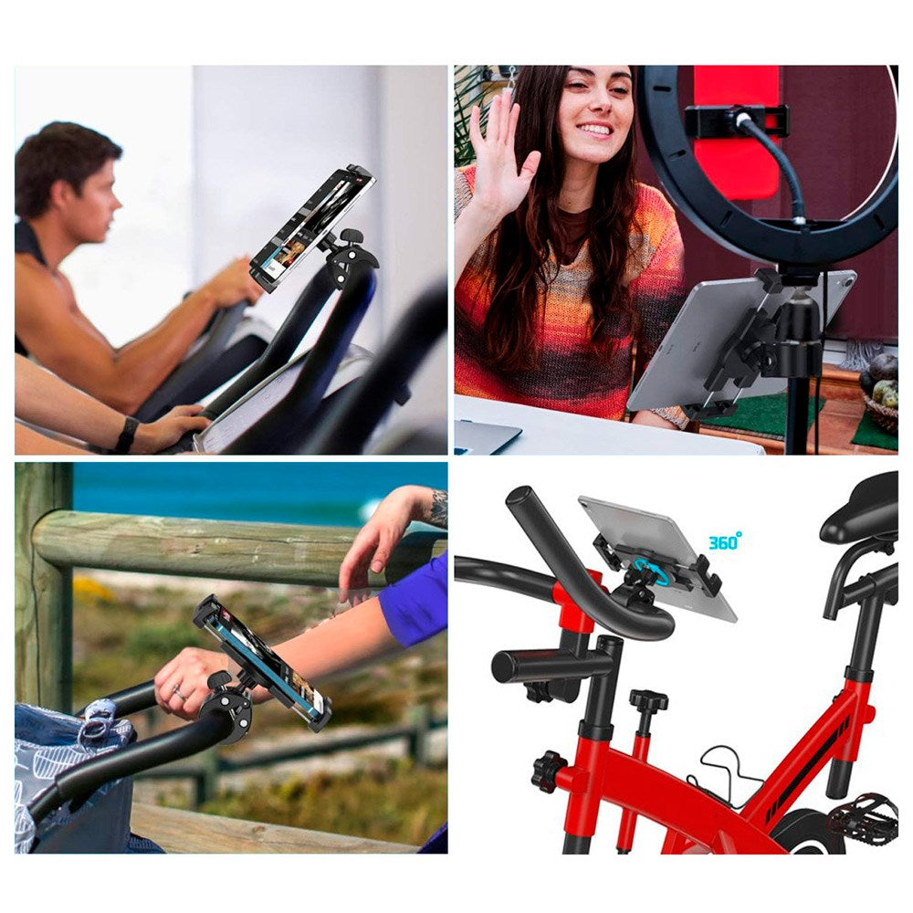 4smarts ErgoFix H24 Universal mobil- og nettbrettholder - Sort