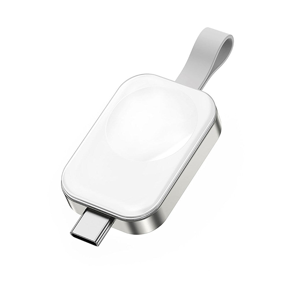 Trådløs lader - 4smarts - Apple Watch - USB-C - Hvit