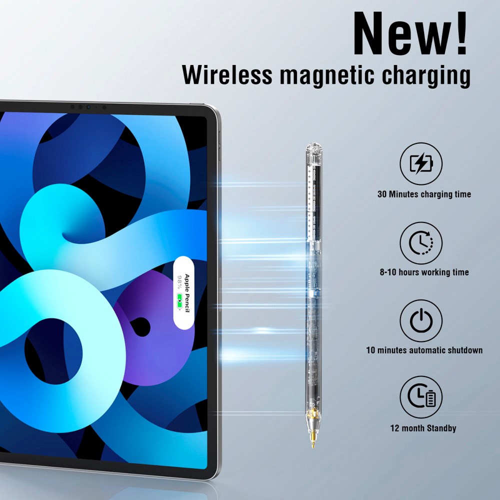 Active Stylus Pencil Pro Lucid - 4smarts - Gjennomsiktig