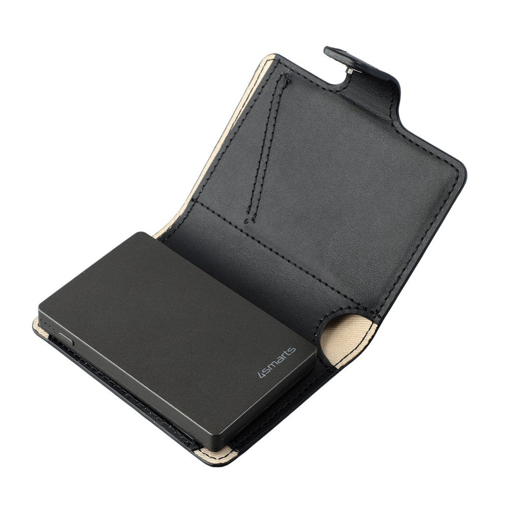 4Smarts - PowerBank Lommebok 3000 mAh - Svart