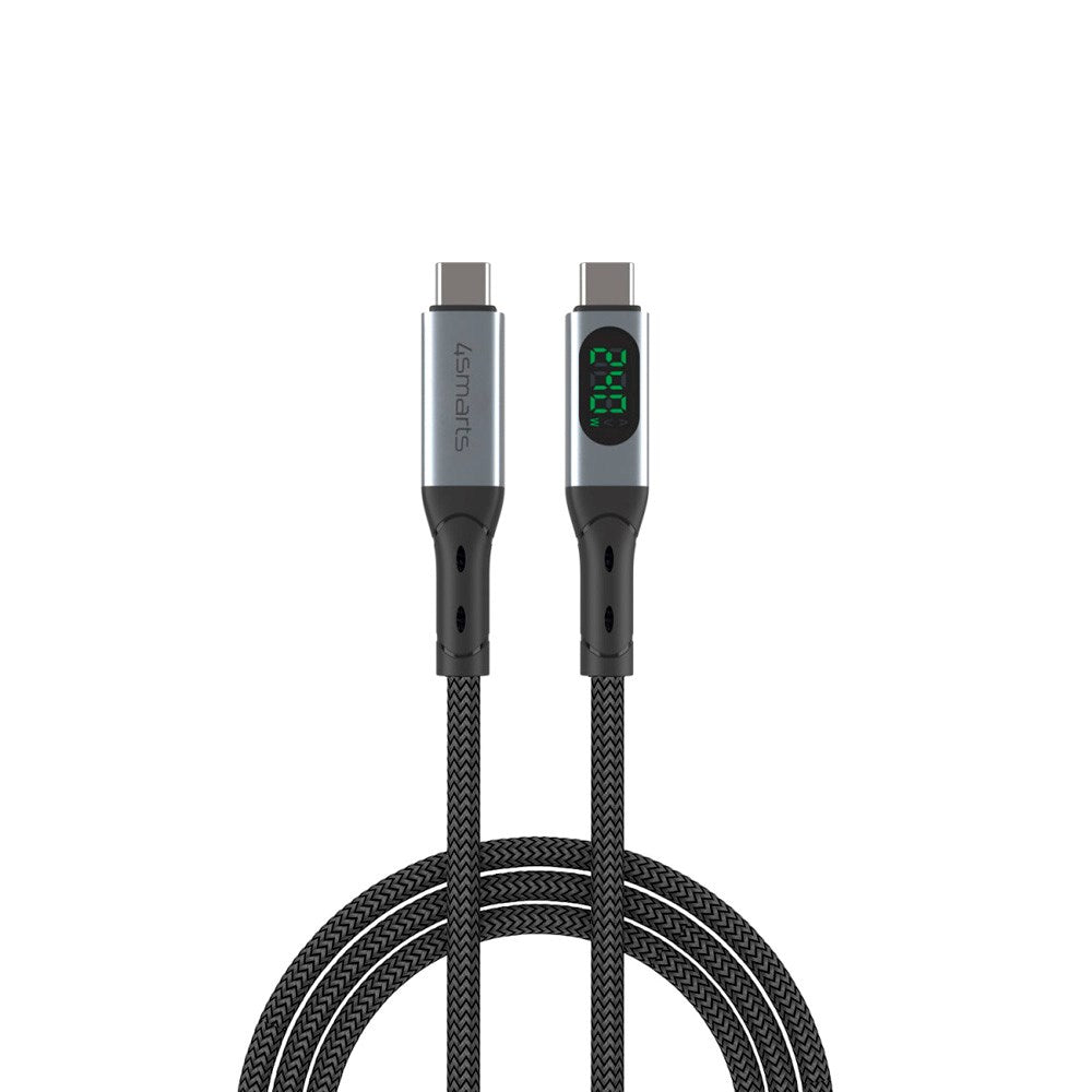 4smarts - DigitCord Enterprise USB-C Kabel 240W - 1.5m - Sort