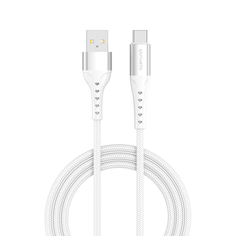 4smarts - USB-C til USB-A Kabel 18W - 1.5 m - Hvid
