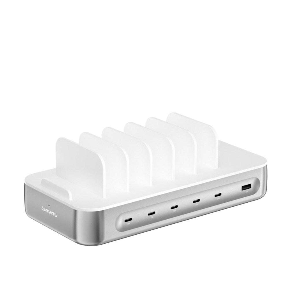 4smarts - Opladningsdock 100W - 9-i-1 - Sølv