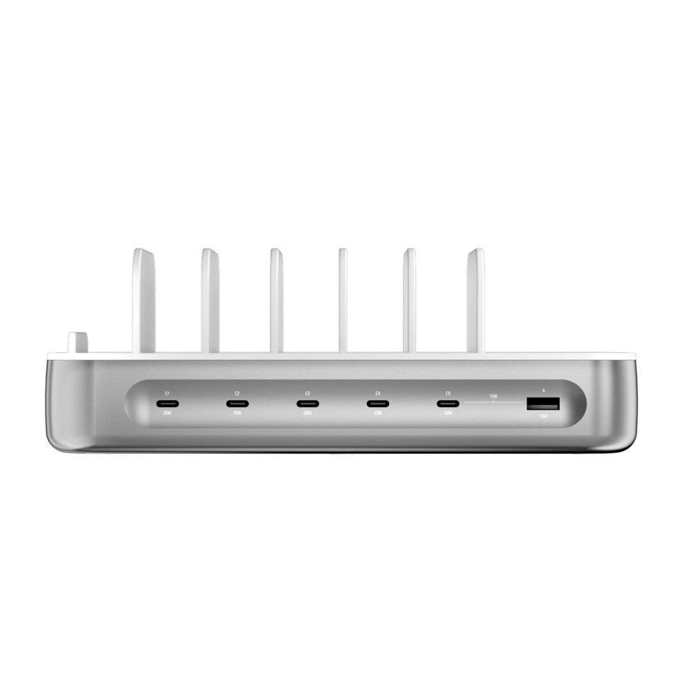 4smarts - Opladningsdock 100W - 9-i-1 - Sølv