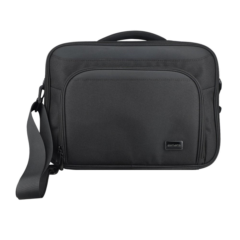 4smarts Eco Clamshell Computertaske med. Lommer - 15-16" - Sort