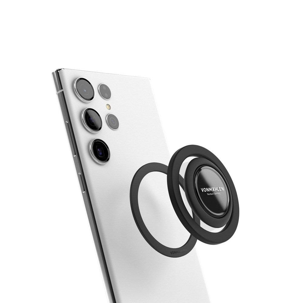 VONMÄHLEN Backflip Mag - Magnetisk telefongrep - MagSafe-kompatibel - Svart