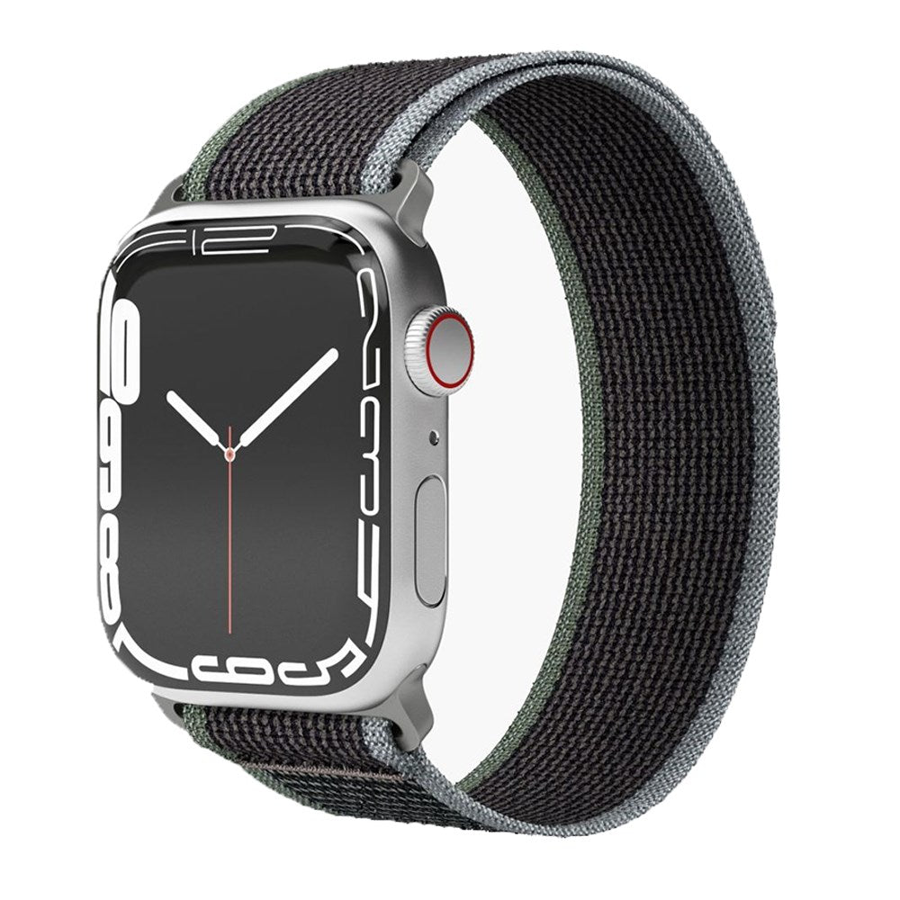 Vonmählen Apple Watch (38/40/SE/41/42 mm) Trekking Loop Nylon Watch Strap - Svart / Blå