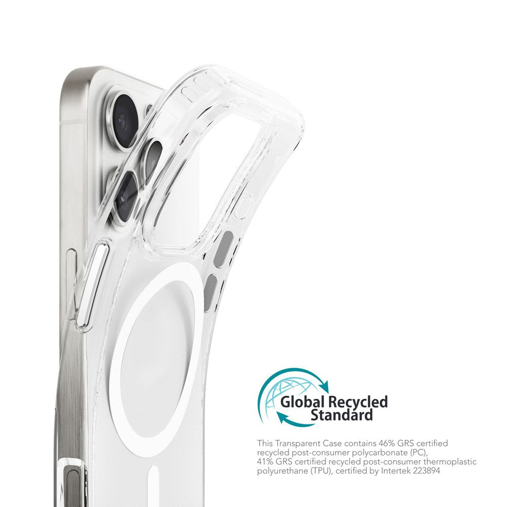 Vonmählen iPhone 16 Pro Max Transparent Bakdeksel - MagSafe-kompatibel - Hvit