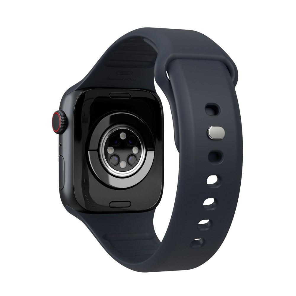 Vonmählen Apple Watch (42/44/SE/45/46/49 mm) Classic Band 2 Resirkulert silikonstropp - blå