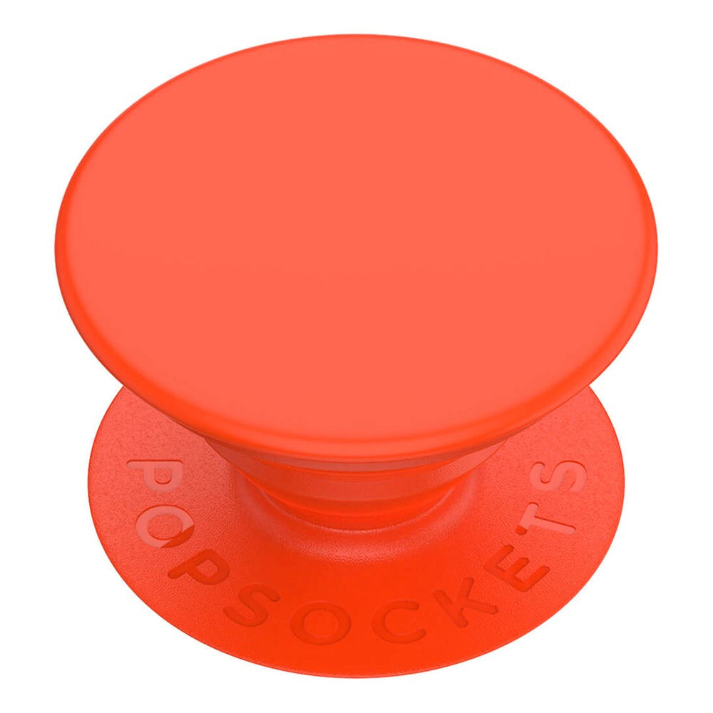 POPSOCKETS PopGrip Neon Electric Orange Avtakbart grep m. Stativfunksjon