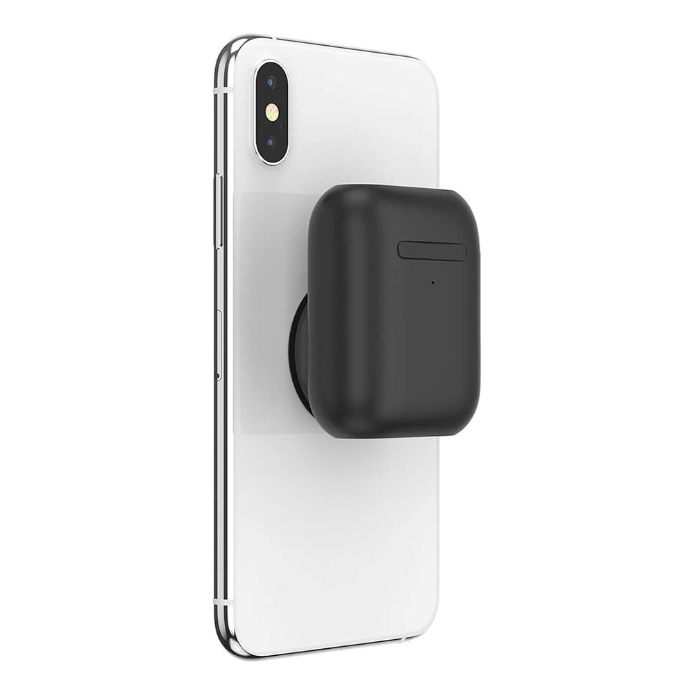 POPSOCKETS AirPods Holder Black Aftageligt Greb med Case - Lilla