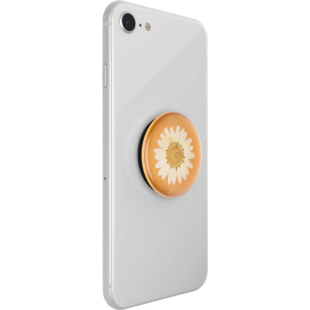 POPSOCKETS PopGrip - Presset hvit tusenfryd - Premium