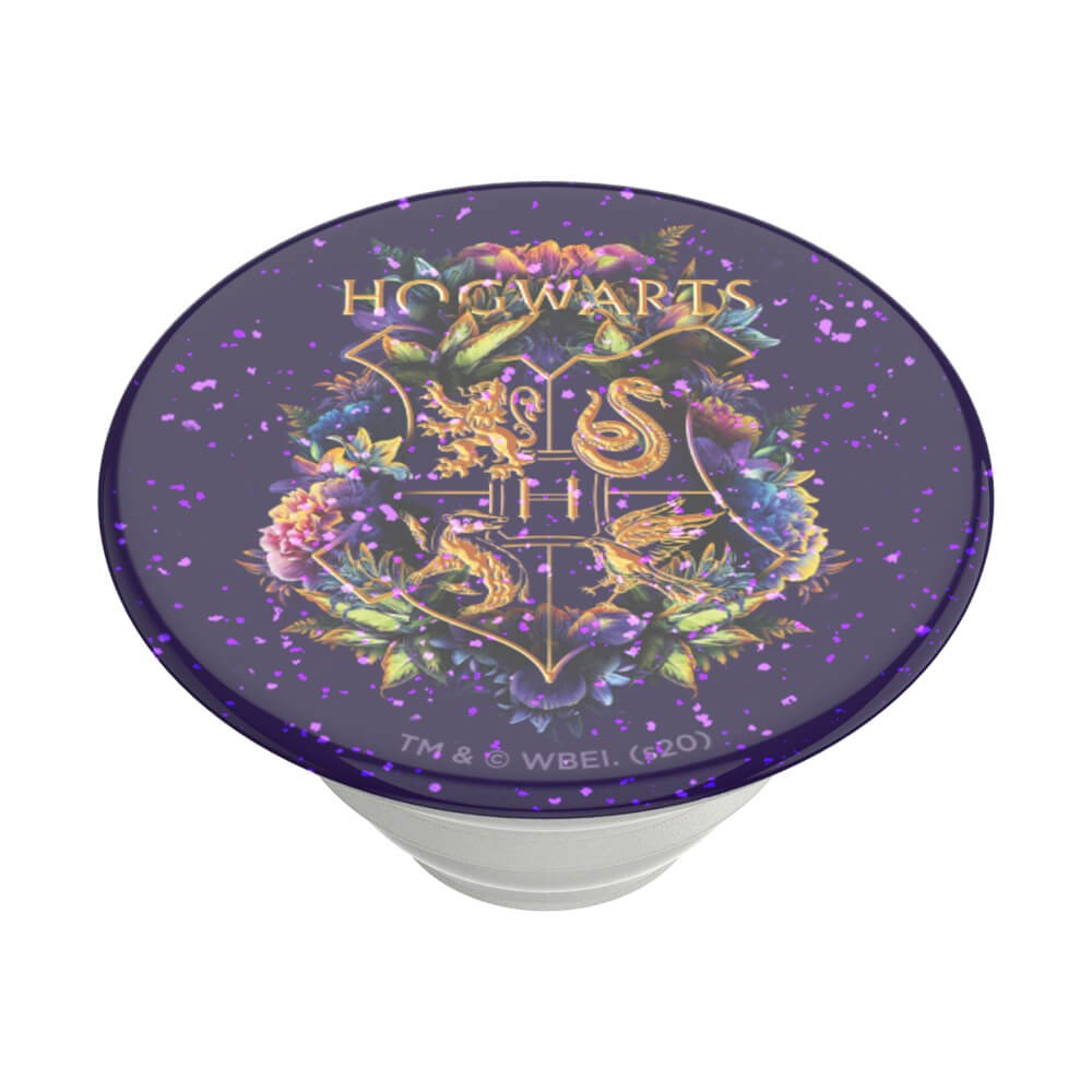POPSOCKETS PopGrip - Glitter Galtvort Floral - Stativ & Grips