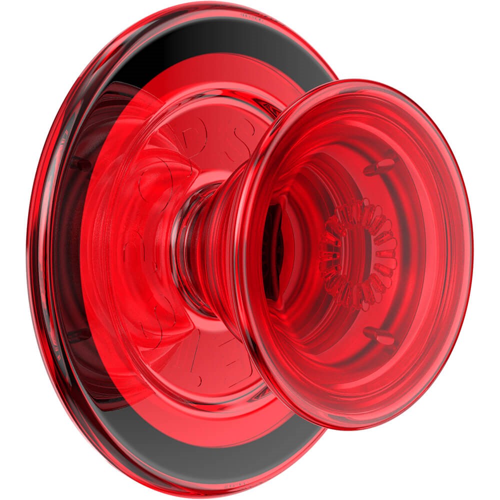 POPSOCKETS PopGrip Danger Red Translucent MagSafe - Stativ og grep