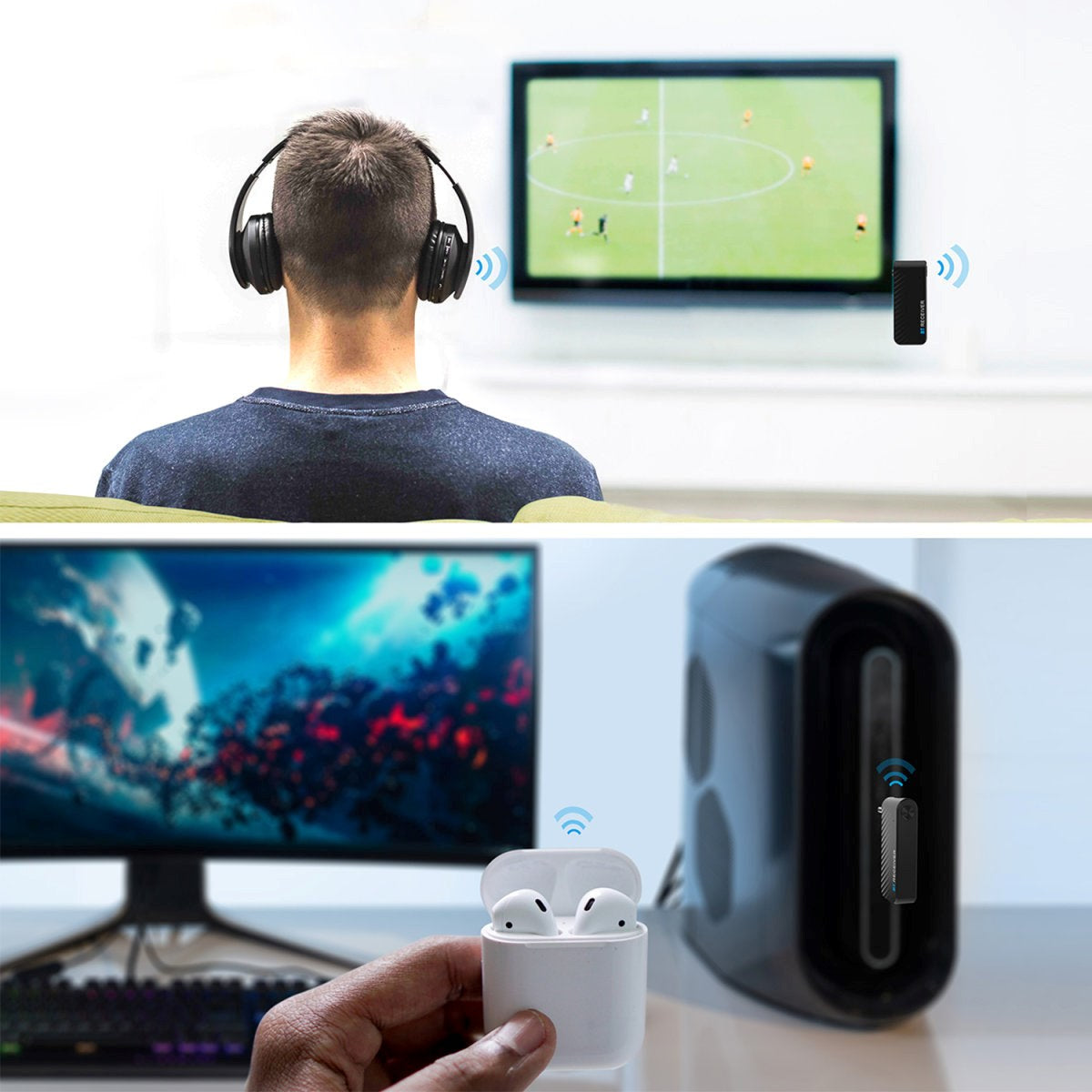 4smarts B9 Bluetooth Audio Sender - Svart