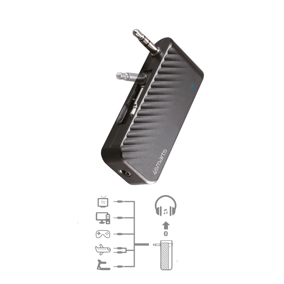 4smarts B9 Bluetooth Audio Sender - Svart