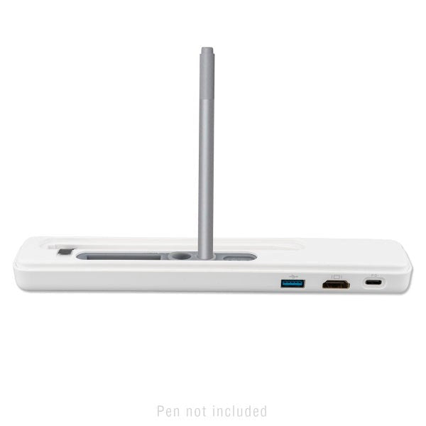 4smarts Active 4in1 USB Hub m. Microsoft Surface Penneholder - Hvit