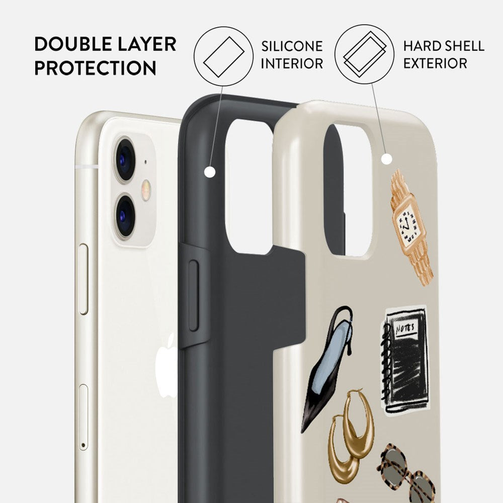 Burga iPhone 11 Tough Fashion Cover - Boss Babe