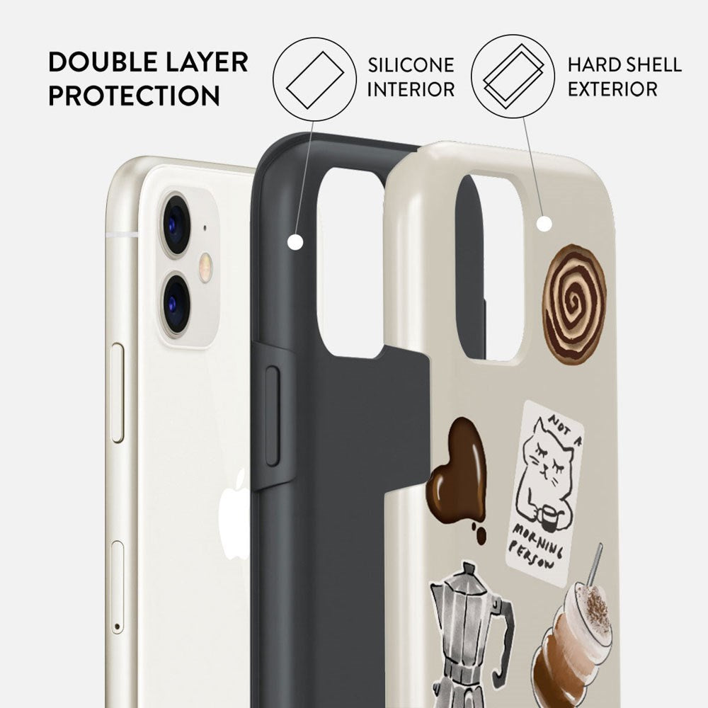 Burga iPhone 11 Tough Fashion Cover - Oat Milk Please