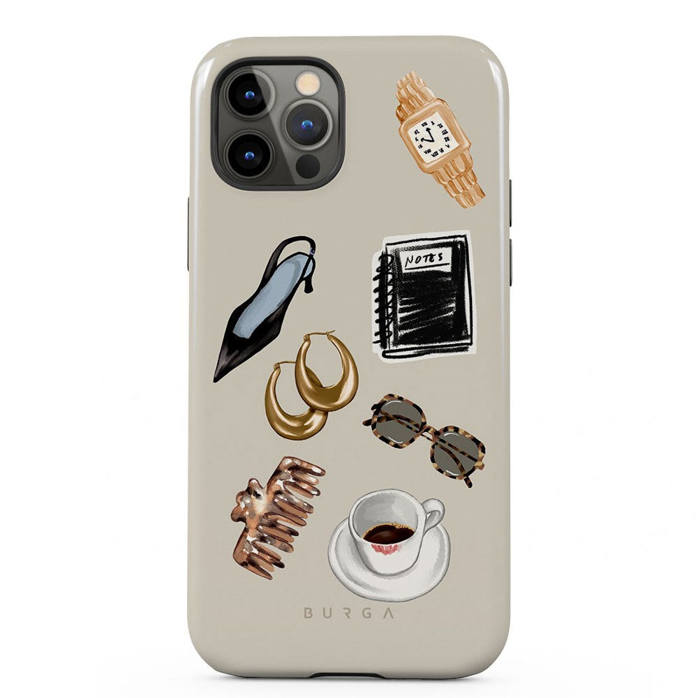 Burga iPhone 12 / 12 Pro Tough Fashion Cover - Boss Babe