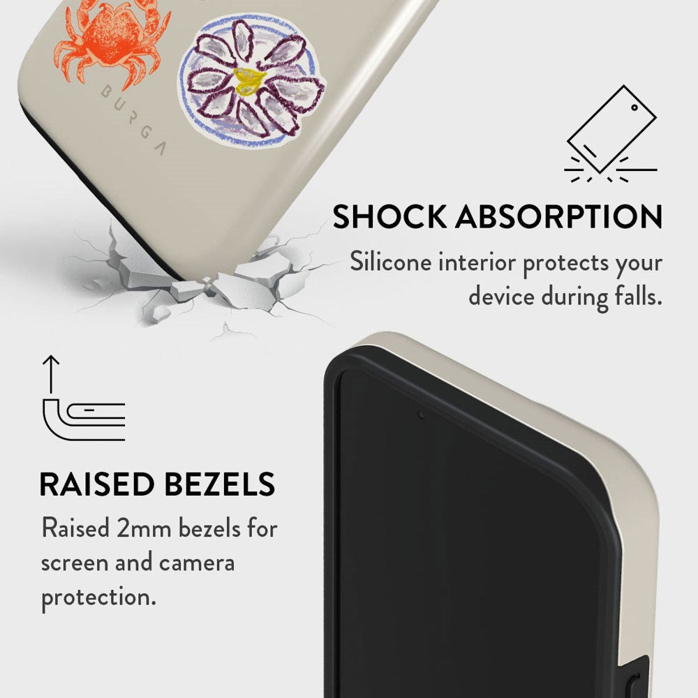 Burga iPhone 14 Tough Fashion Cover - Seaside Muse