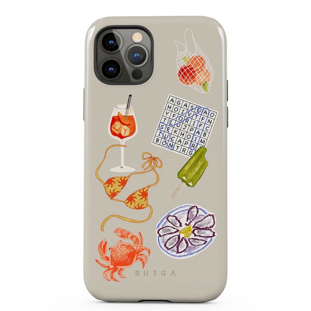 Burga iPhone 12 / 12 Pro Tough Fashion Cover - Seaside Muse