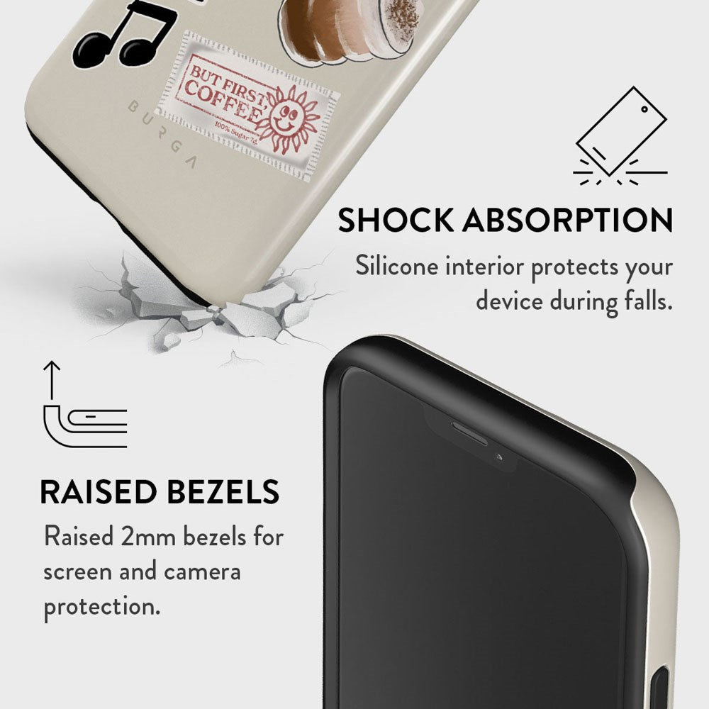 Burga iPhone 12 / 12 Pro Tough Fashion Cover - Oat Milk Please