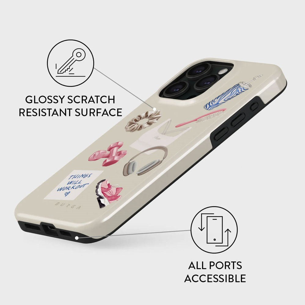 Burga iPhone 15 Pro Tough Fashion Cover - 5AM Club