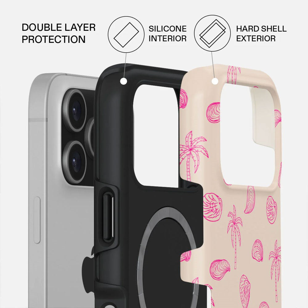 iPhone 17 Pro Burga Tough Fashion Cover - MagSafe Kompatibel - Beach Please