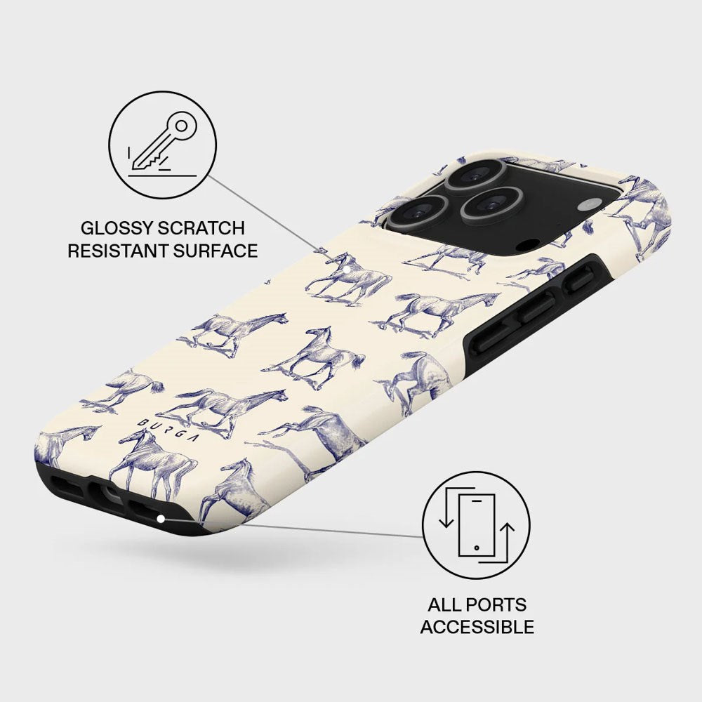iPhone 17 Pro Burga Tough Fashion Cover - MagSafe Kompatibel - Derby Race