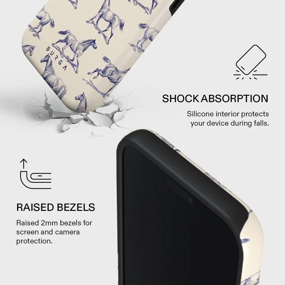 iPhone 17 Pro Max Burga Tough Fashion Cover - MagSafe Kompatibel - Derby Race