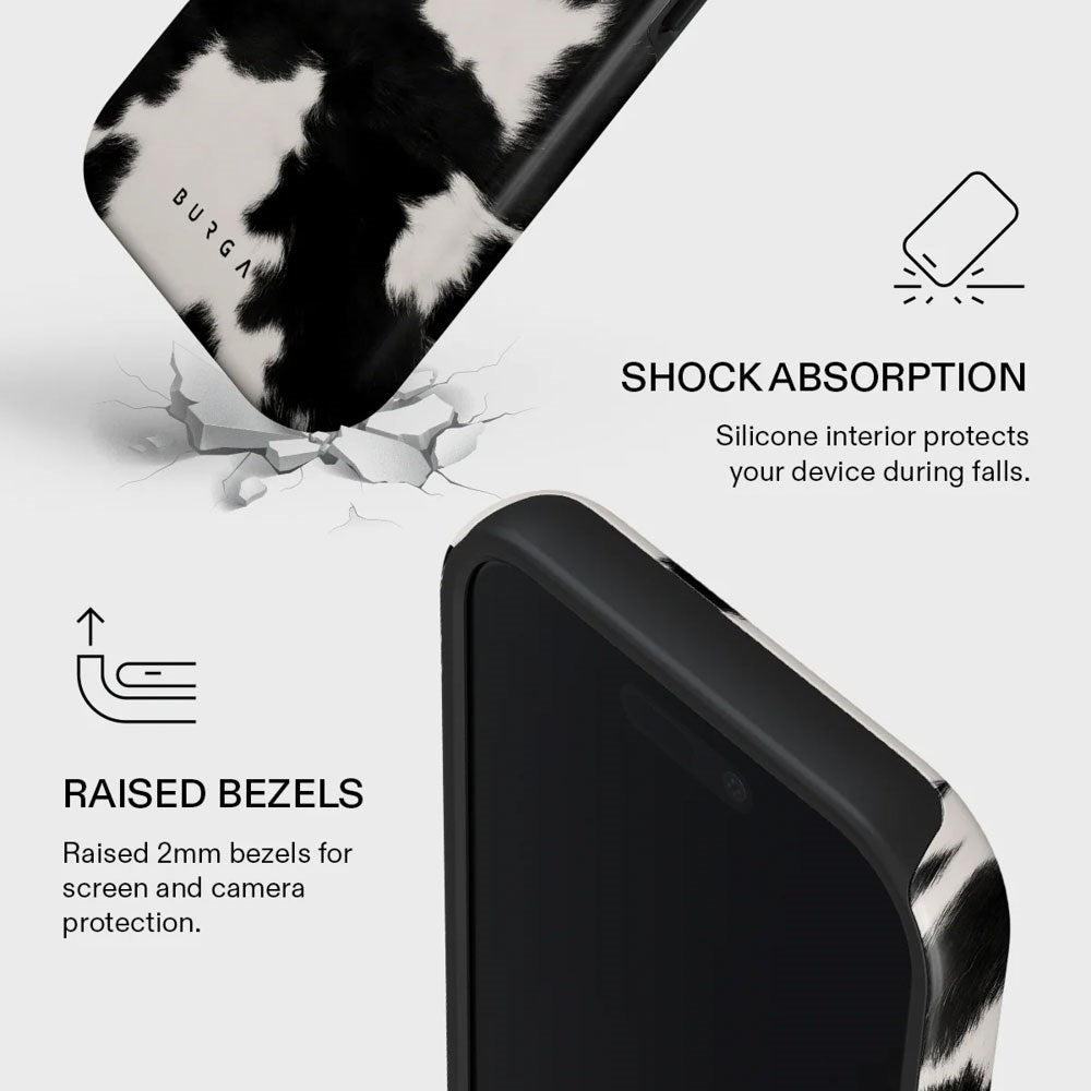 iPhone 17 Burga Tough Fashion Cover - MagSafe Kompatibel - Achromatic