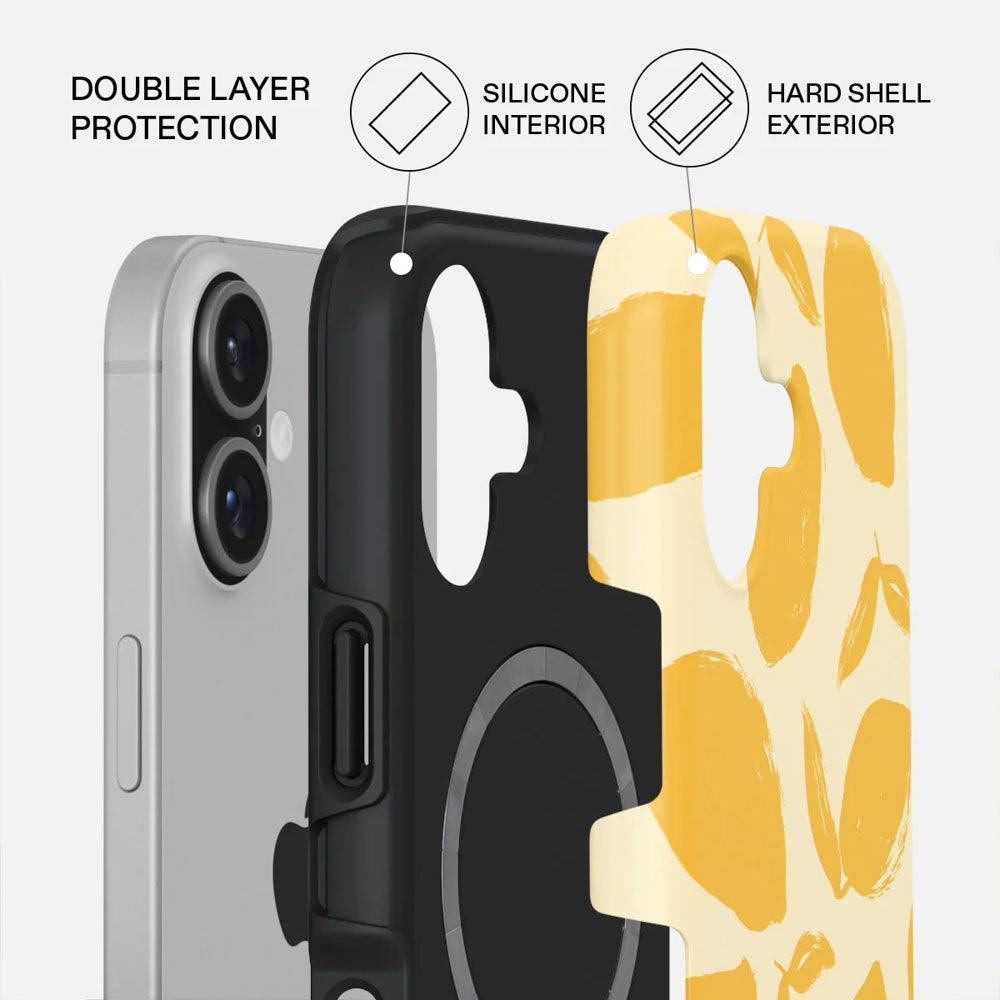 iPhone 17 Burga Tough Fashion Cover - MagSafe Kompatibel - Lemon Tart