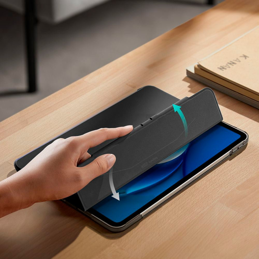 iPad Air 10,9-11" (2025-2020) ESR Ascend Tri-Fold Flip-deksel - svart