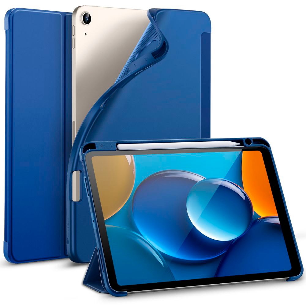 iPad Air 10,9-11" (2025-2020) ESR Rebound-veske med Apple blyantholder - blå