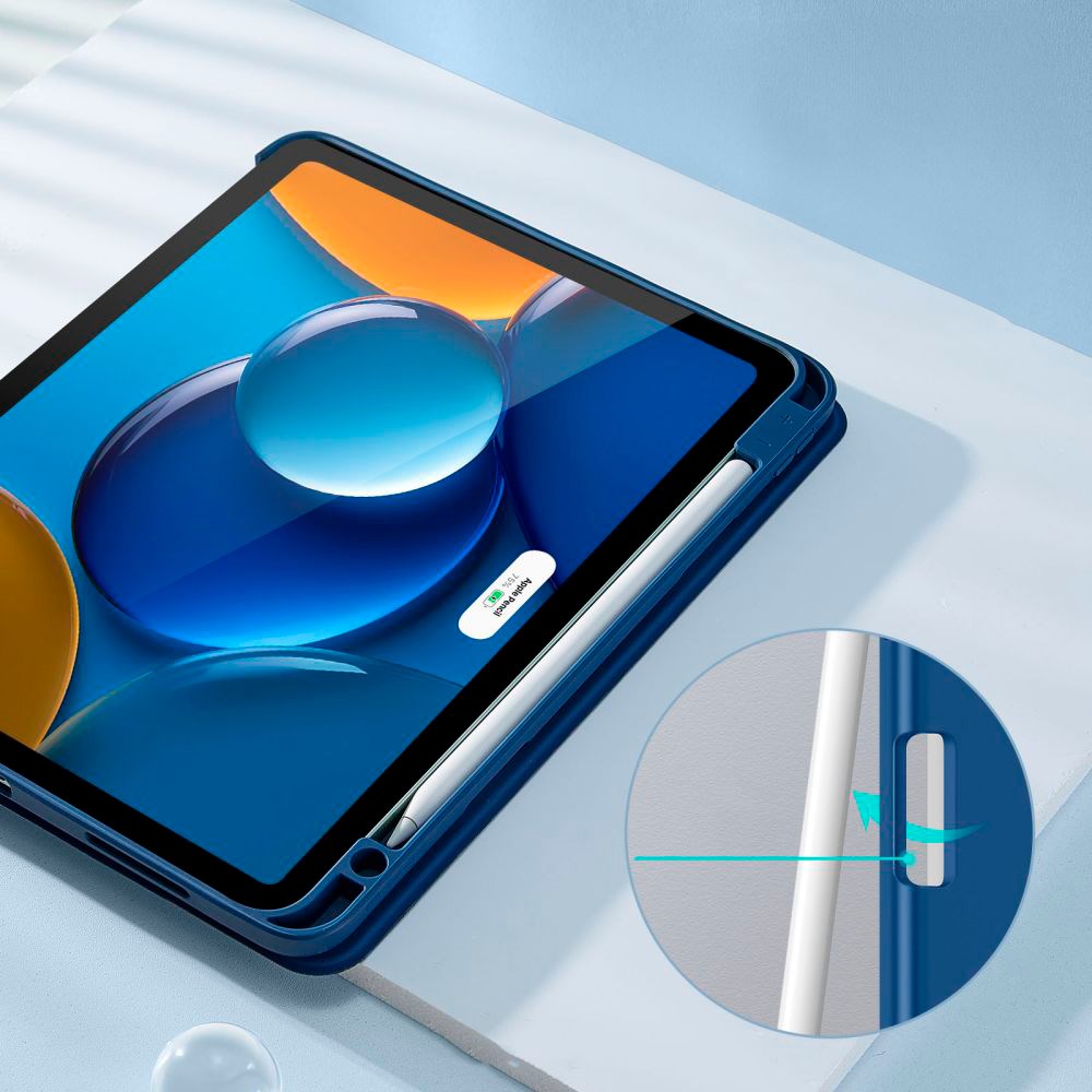 iPad Air 10,9-11" (2025-2020) ESR Rebound-veske med Apple blyantholder - blå