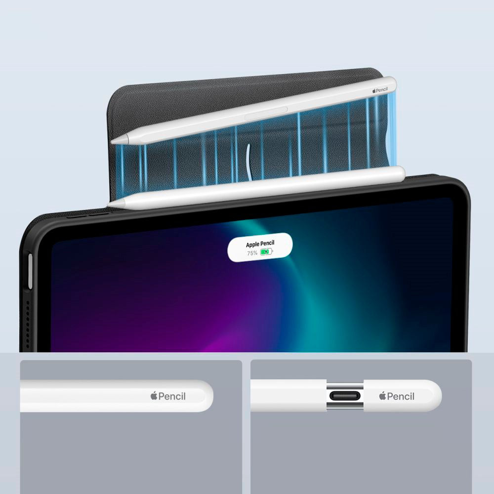 iPad Air 10,9-11" (2025-2020) ESR Rebound Hybrid Flip-deksel - svart